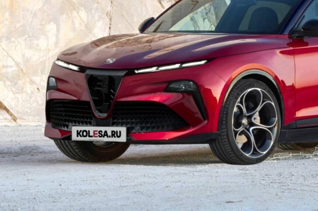 alfa romeo stelvio, rendering kolesa