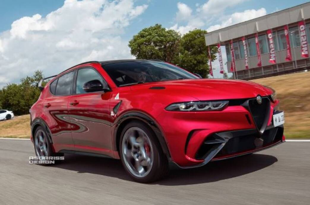 alfa romeo tonale GTA rendering