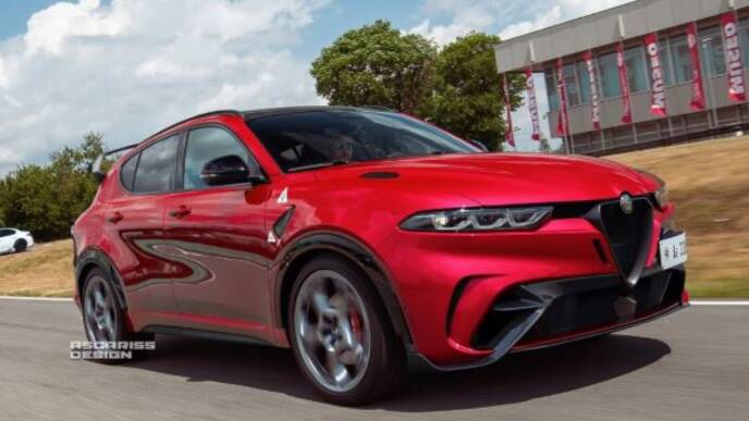 alfa romeo tonale GTA rendering