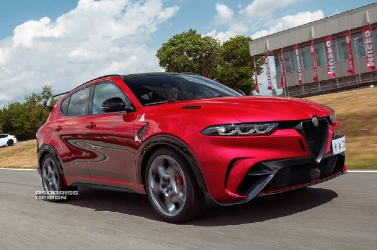 alfa romeo tonale GTA rendering