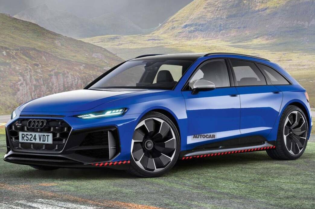 Audi RS 5 avant rendering