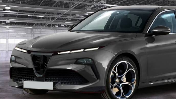 Alfa Romeo Giulia rendering