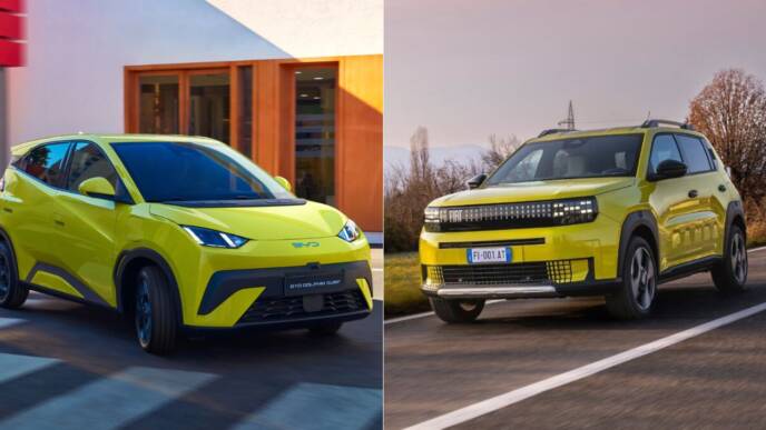 BYD Dolphin Surf e Fiat Grande Panda