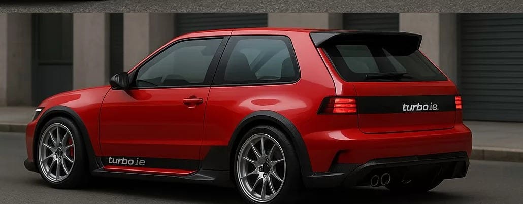 Fiat Uno Turbo render