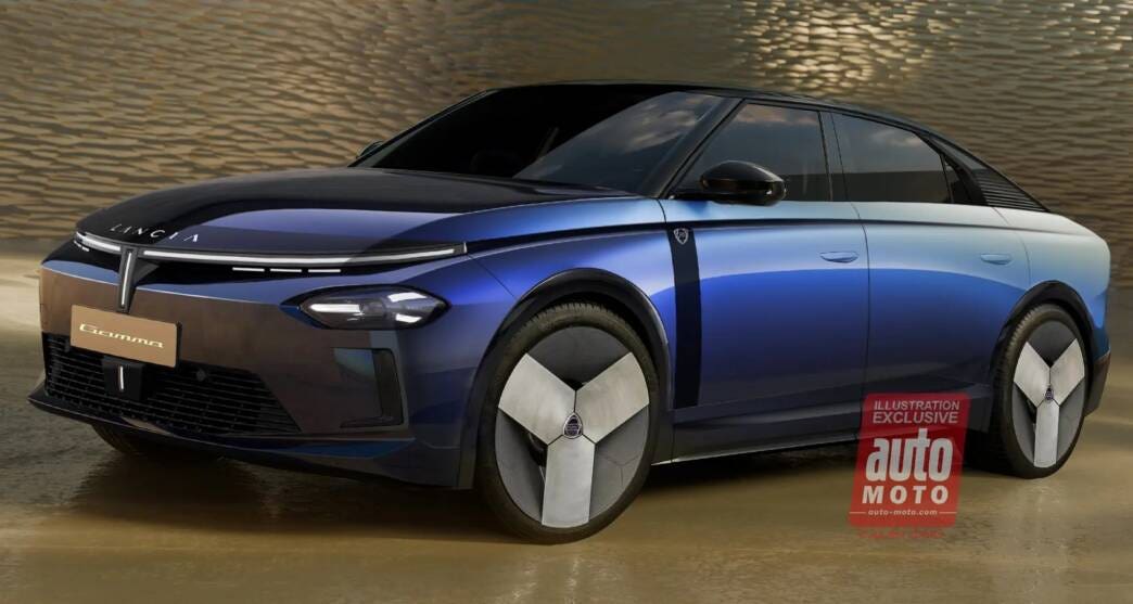 Lancia Gamma render