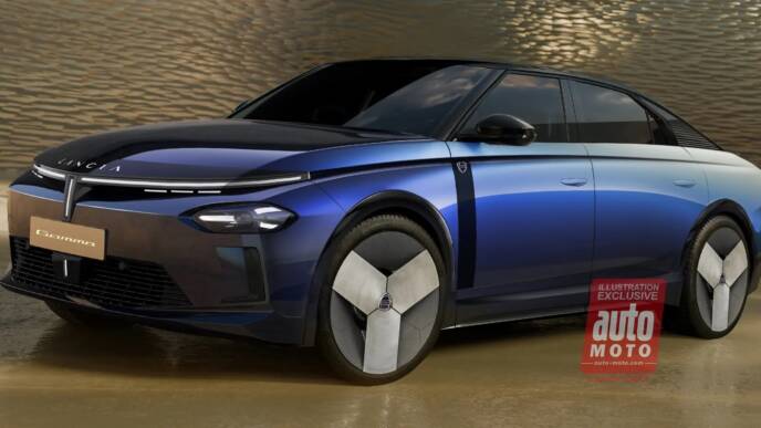 Lancia Gamma render