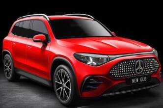 Mercedes GLB Electric rendering