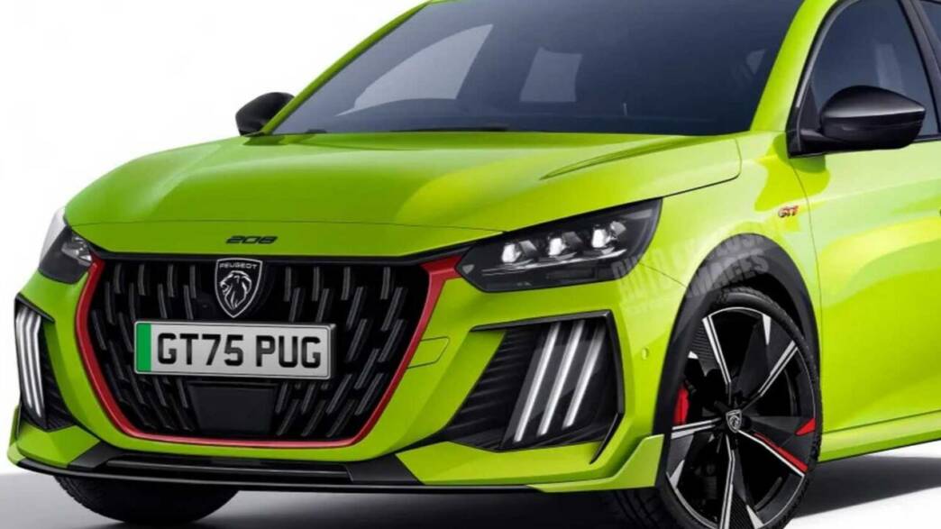 Peugeot 208 GTI rendering