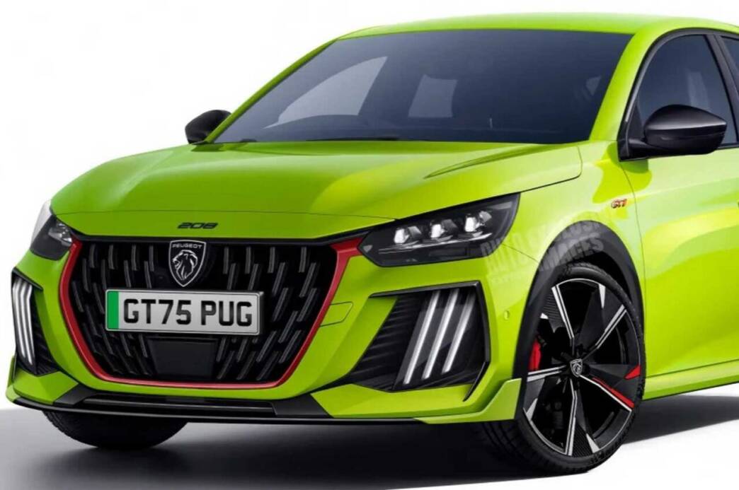 Peugeot 208 GTI rendering