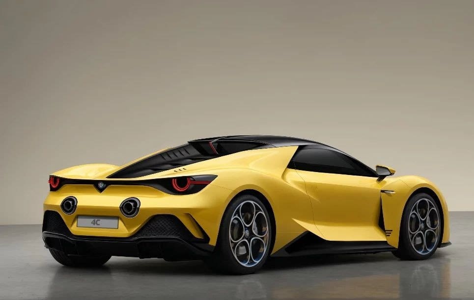 alfa romeo 4c - rendering tedoradze