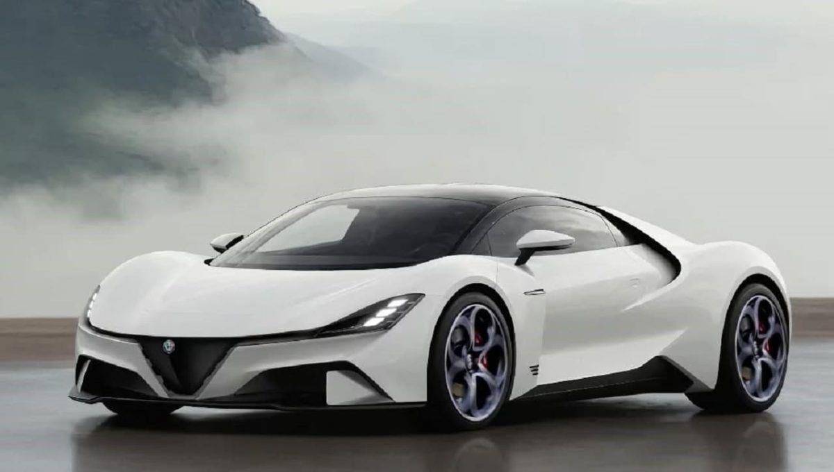 alfa romeo 4c - rendering tedoradze