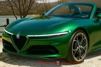 alfa romeo spider rendering D'amico
