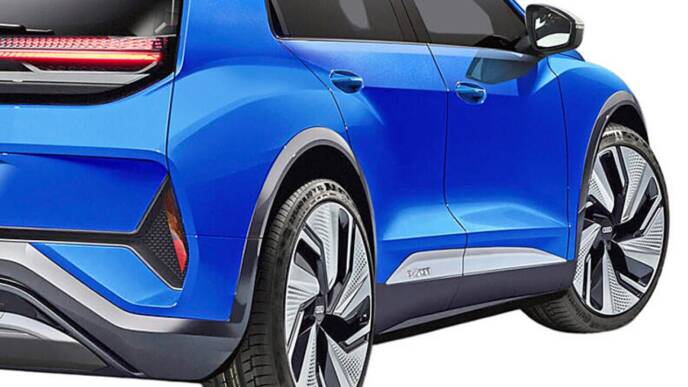audi a2 e tron 2026 rendering