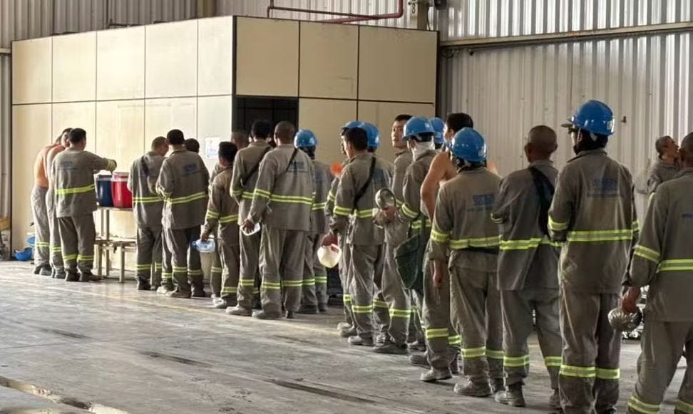 lavoratori BYD in brasile