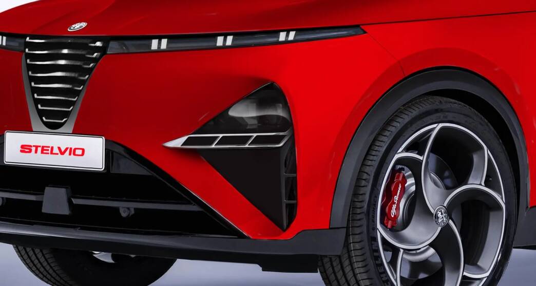 Alfa Romeo Stelvio render