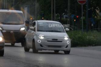 Fiat 500 ibrida foto spia
