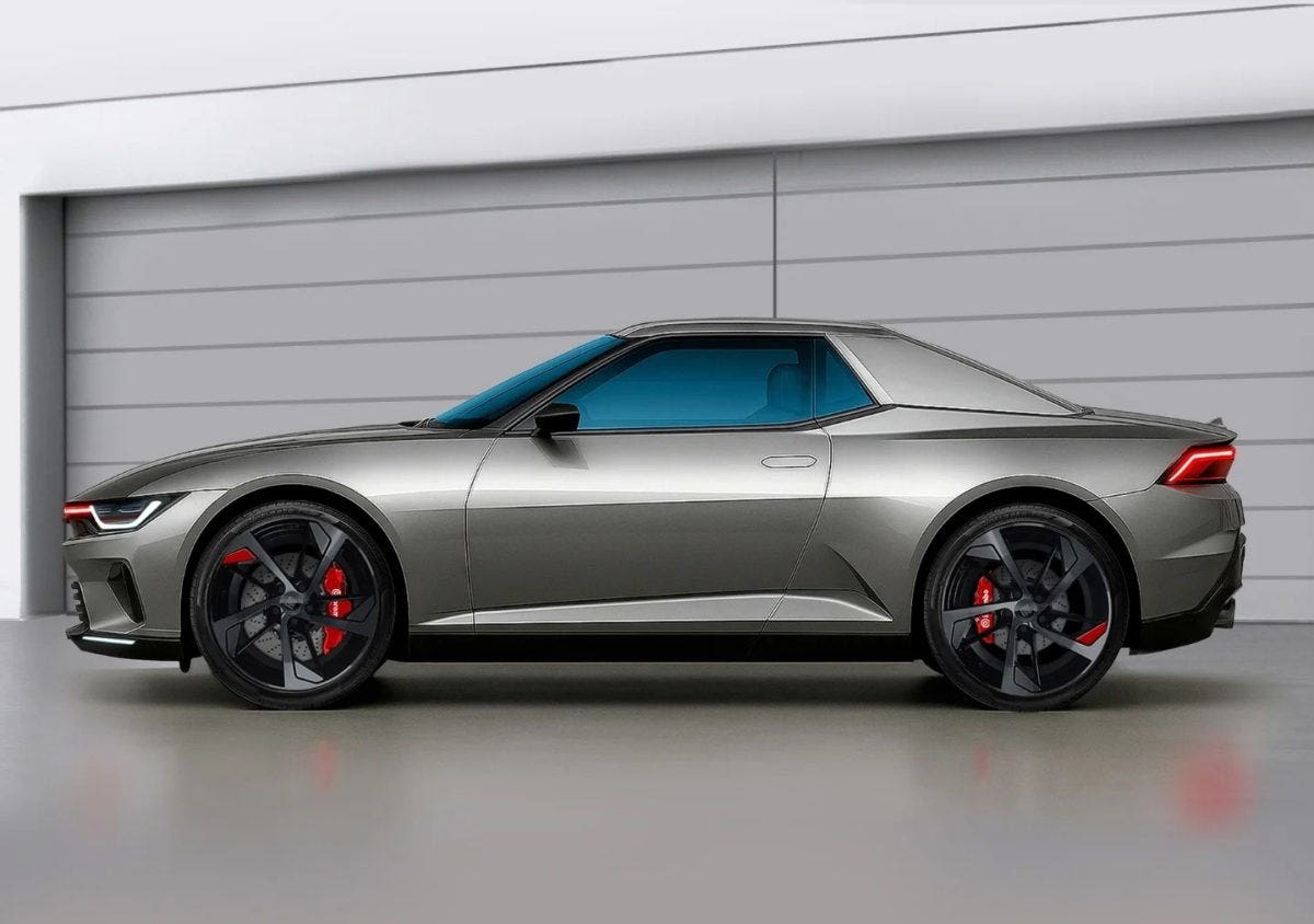 Fiat X1/9 tda rendering
