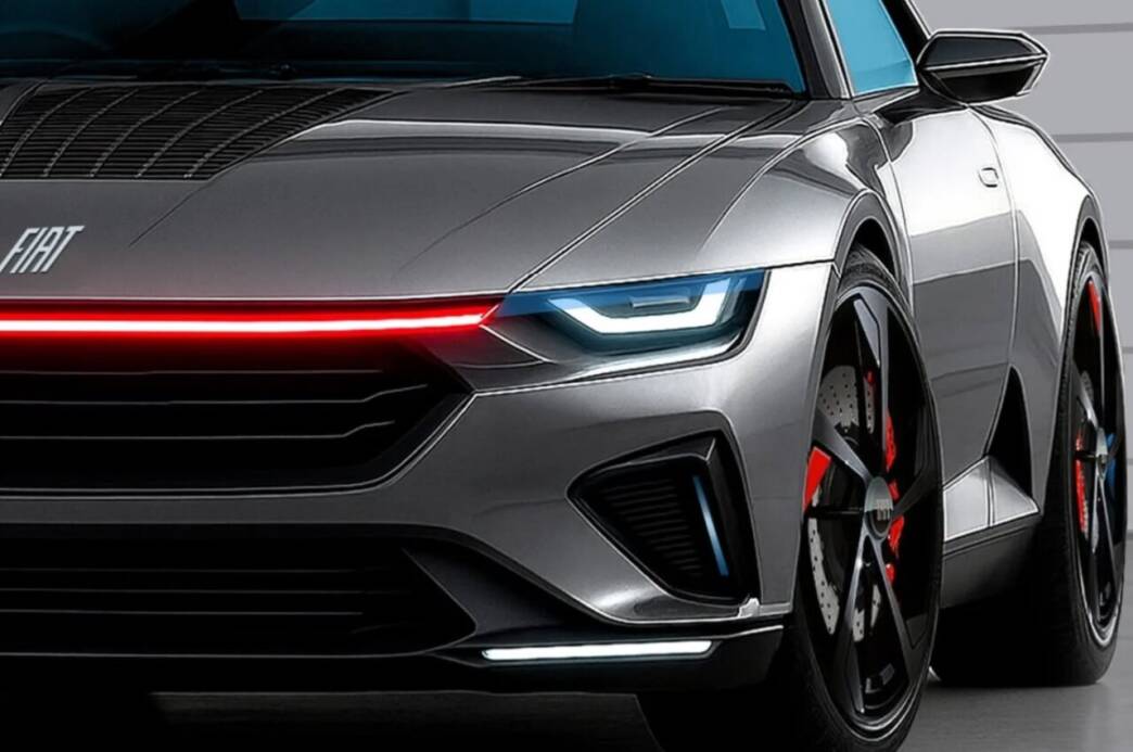 Fiat X1/9 tda rendering