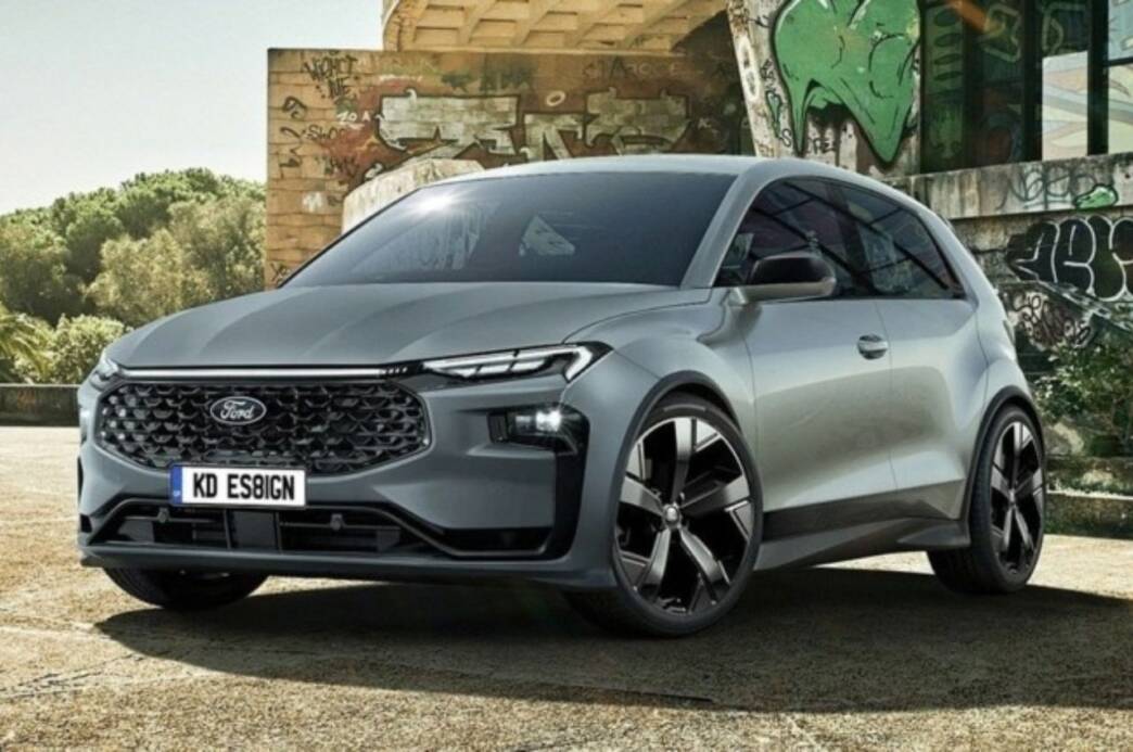 Ford Fiesta rendering