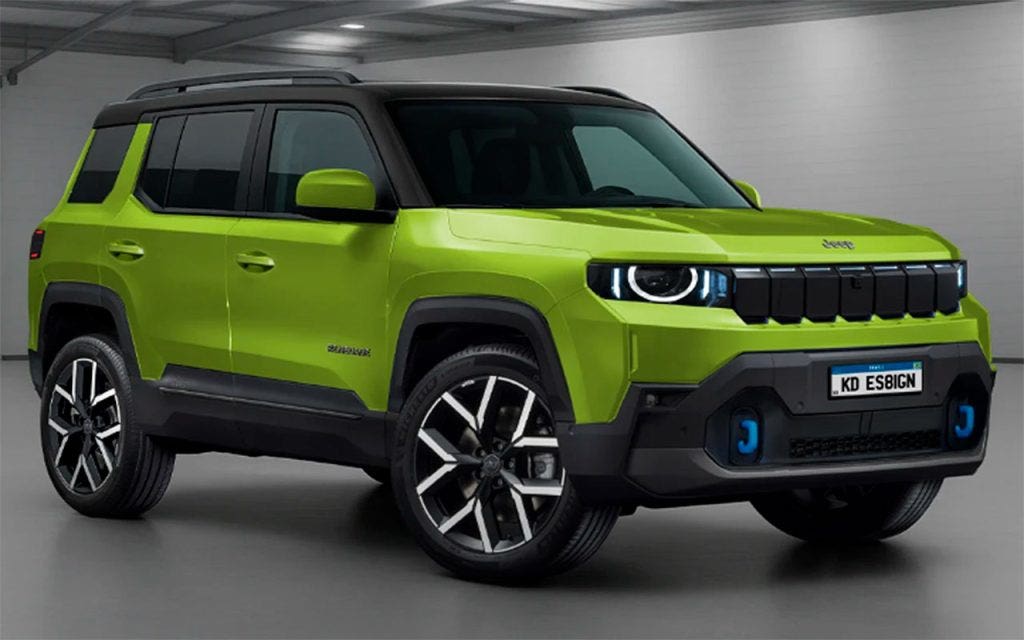 Jeep Renegade 2027 rendering