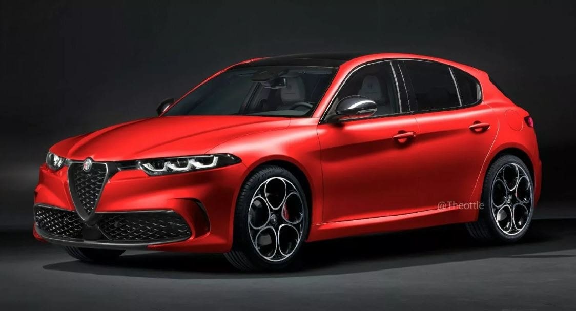 alfa romeo giulietta rendering