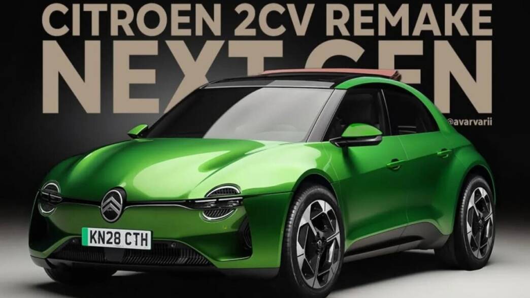 citroen 2cv render avarvarii