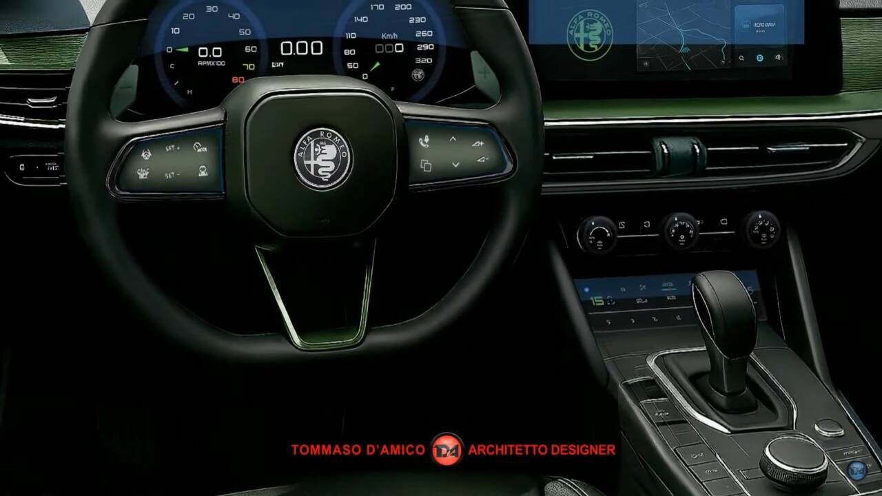 Alfa Romeo Giulia veloce rendering TDA