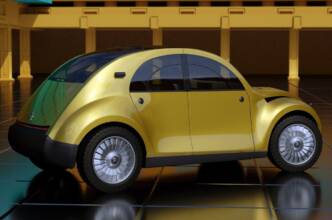 2cv citroen render