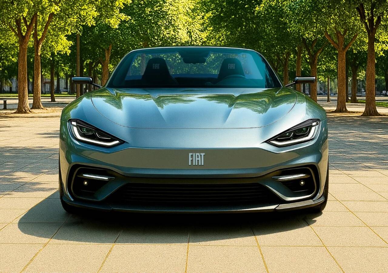 Fiat 124 Spider tda rendering
