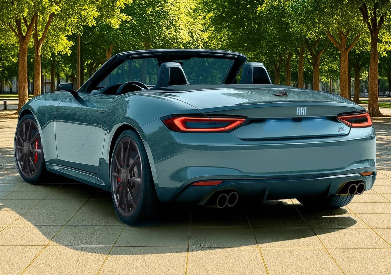 Fiat 124 Spider tda rendering
