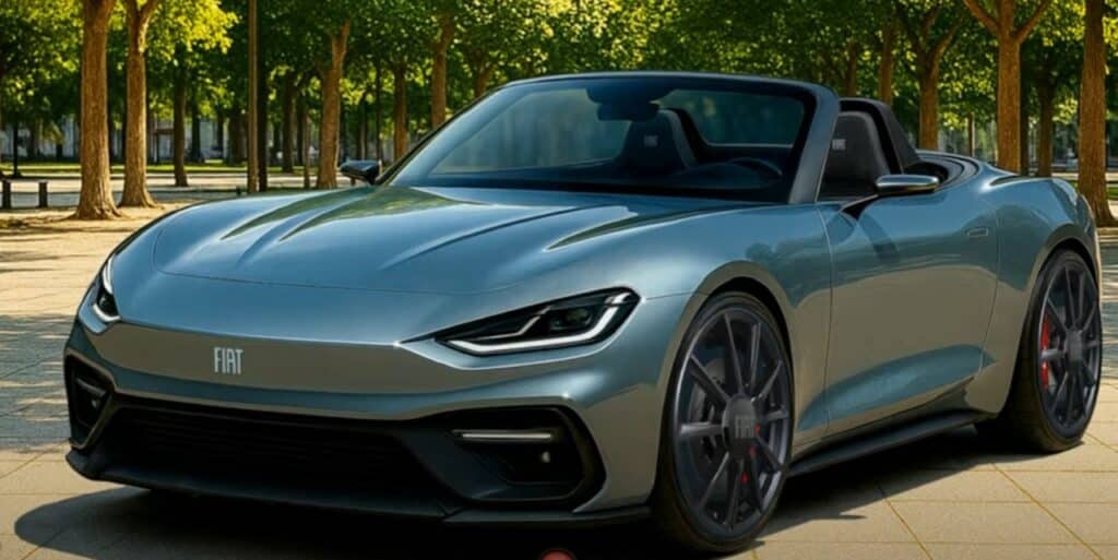 Fiat 124 Spider tda rendering