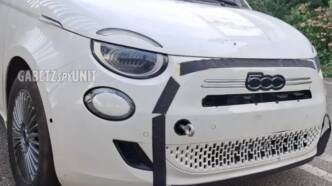 Fiat 500 ibrida foto spia