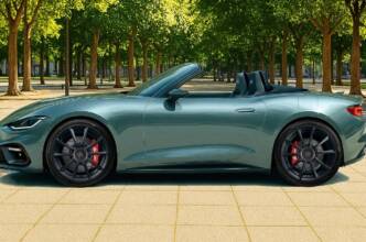 Fiat 124 Spider tda rendering