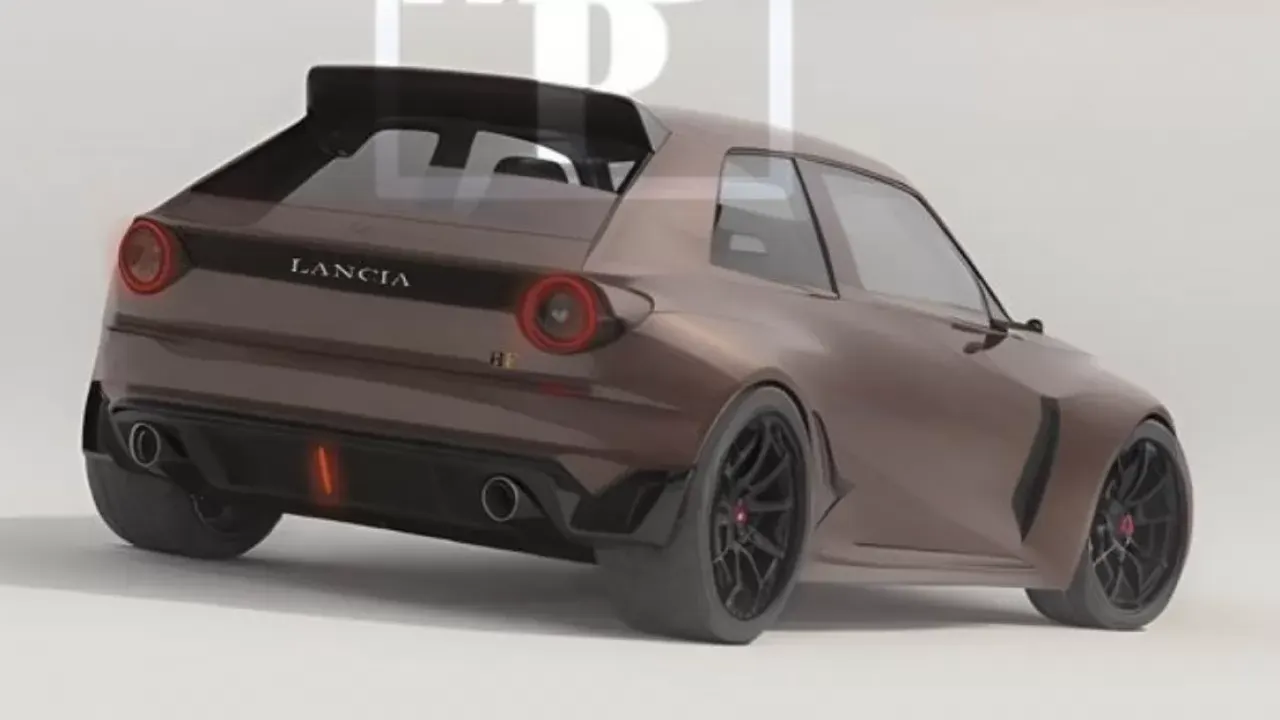 Lancia Delta rendering