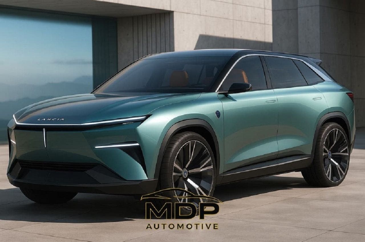 Lancia Phedra Vision render
