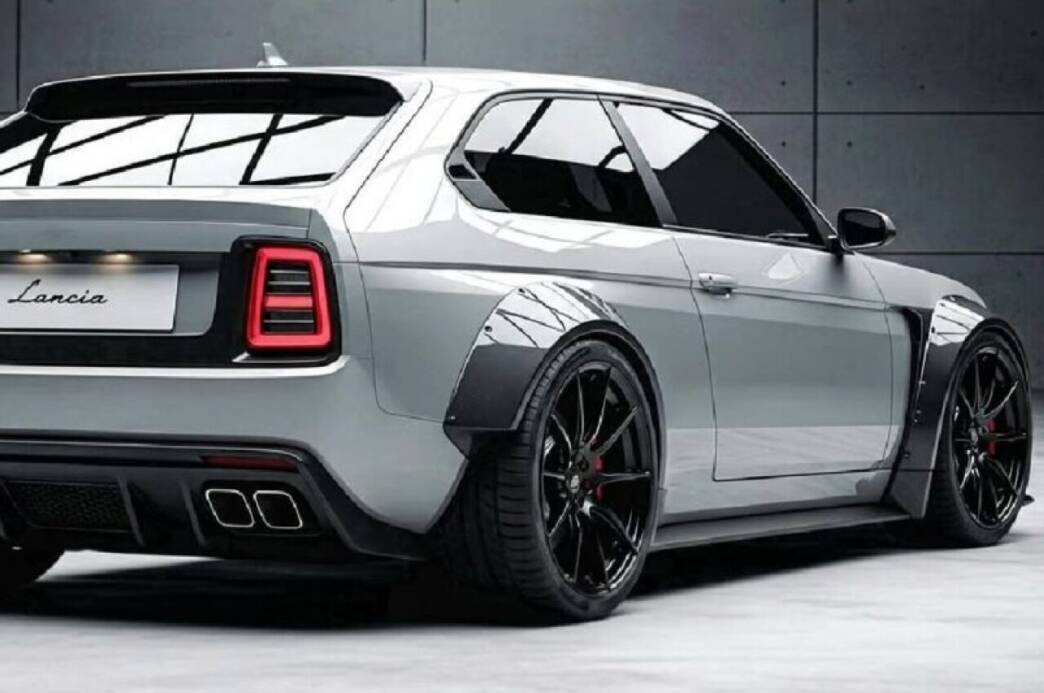 Lancia Delta rendering