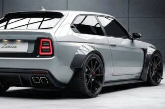 Lancia Delta rendering