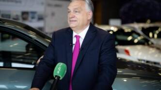 Orbán alla sede audi gyor