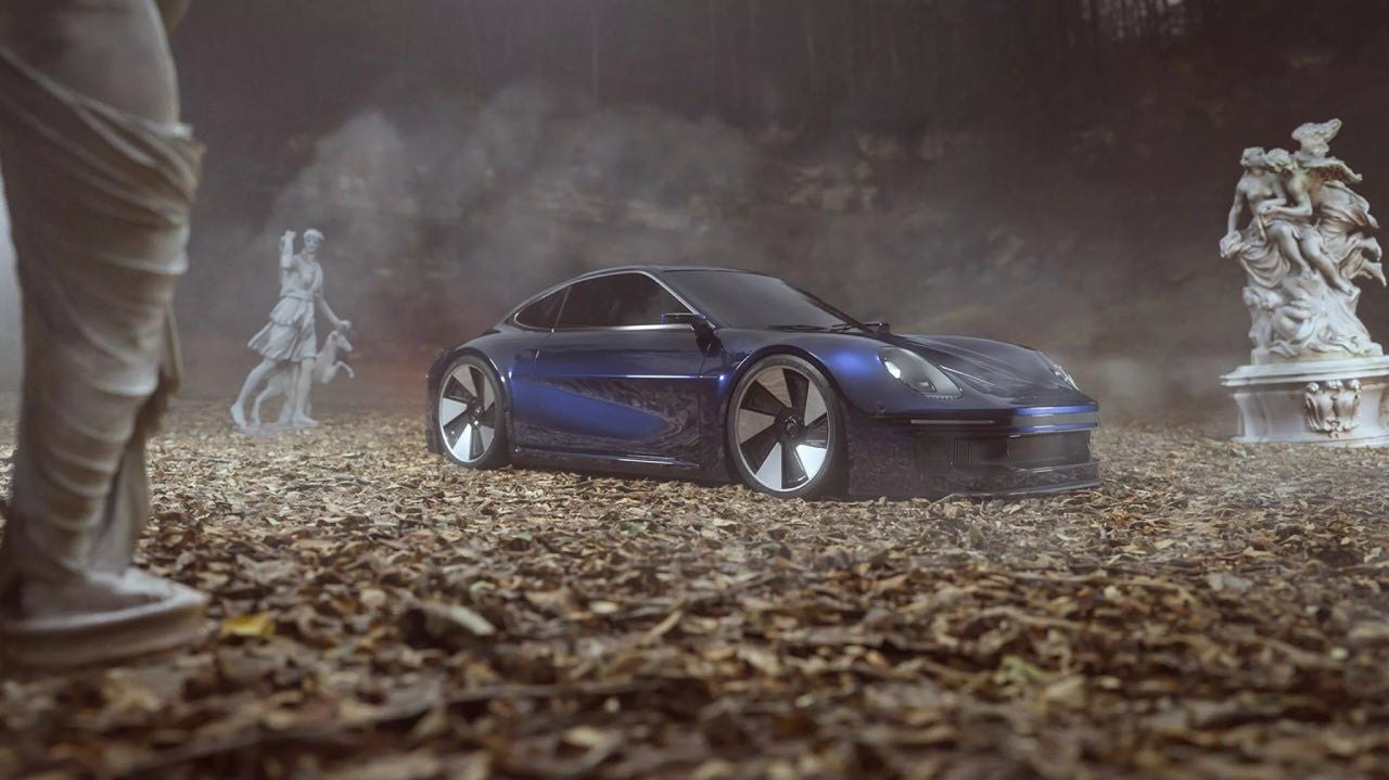 Porsche 911 render Tarasenko