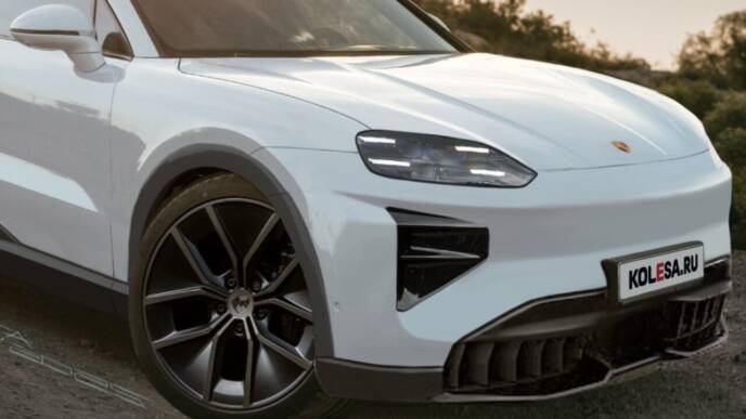 Porsche Cayenne kolesa rendering