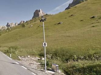 autovelox dei record a Passo Giau (Belluno)