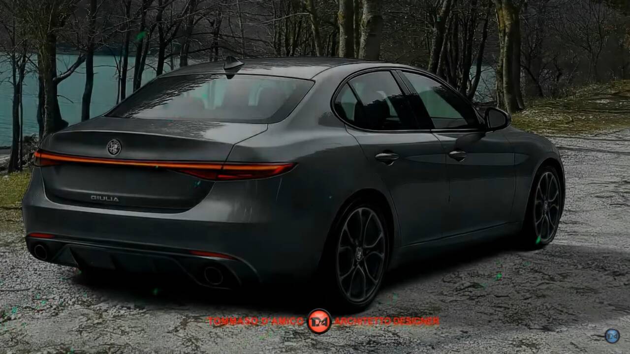 Alfa Romeo Giulia veloce rendering TDA