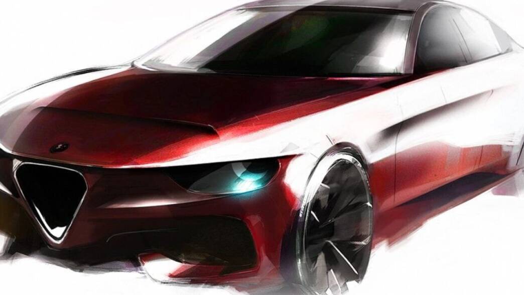 alfa romeo giulia outlaw sketches