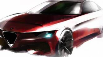 alfa romeo giulia outlaw sketches
