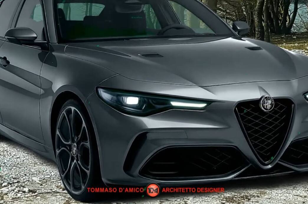 Alfa Romeo Giulia veloce rendering TDA