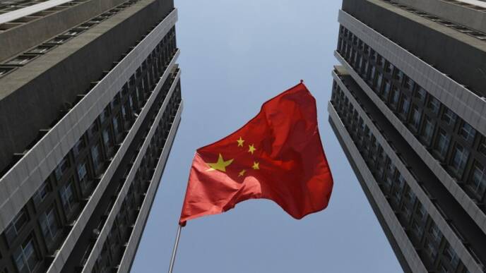 bandiera della cina