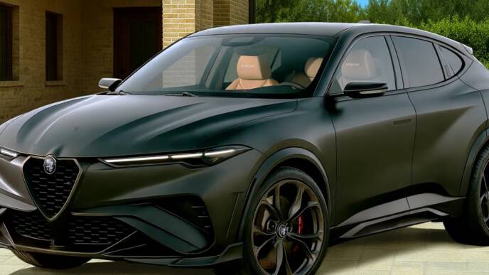 Alfa Romeo Stelvio 2027 render