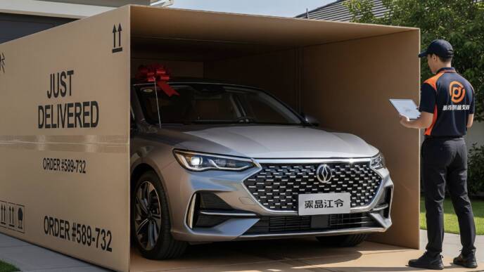 Auto cinese comprata online