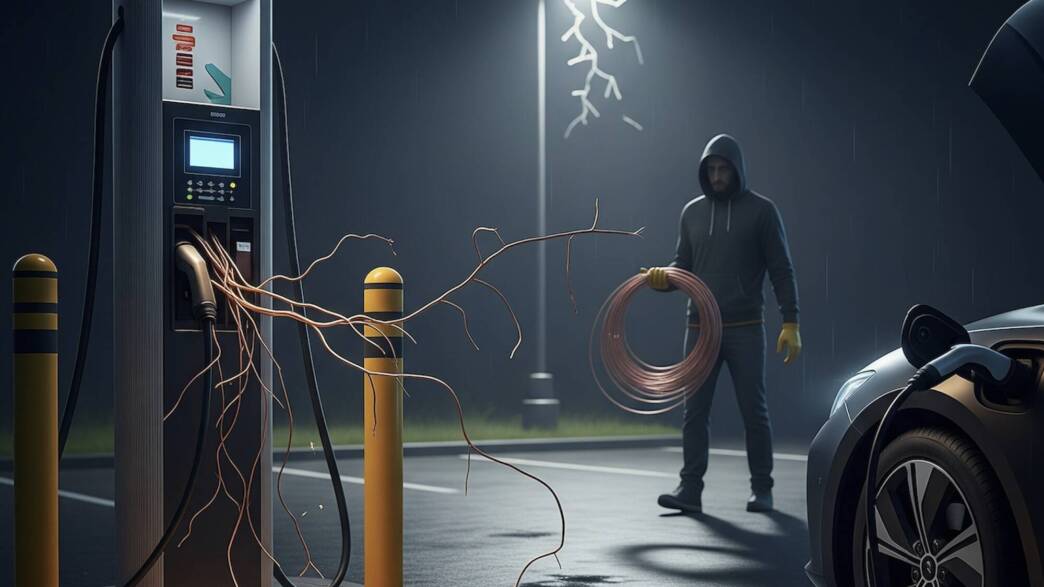Furti di oro rosso alle colonnine auto elettriche 1