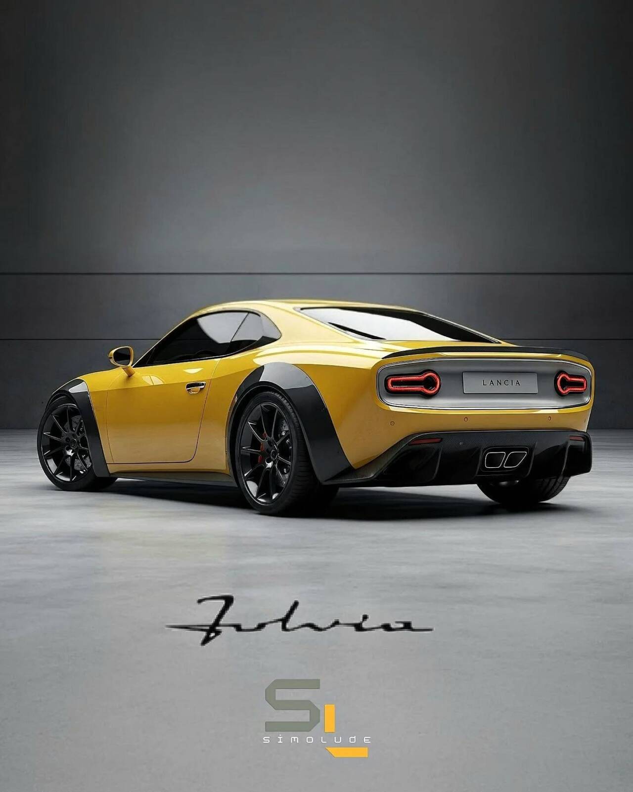 Lancia Fulvia 2025 render